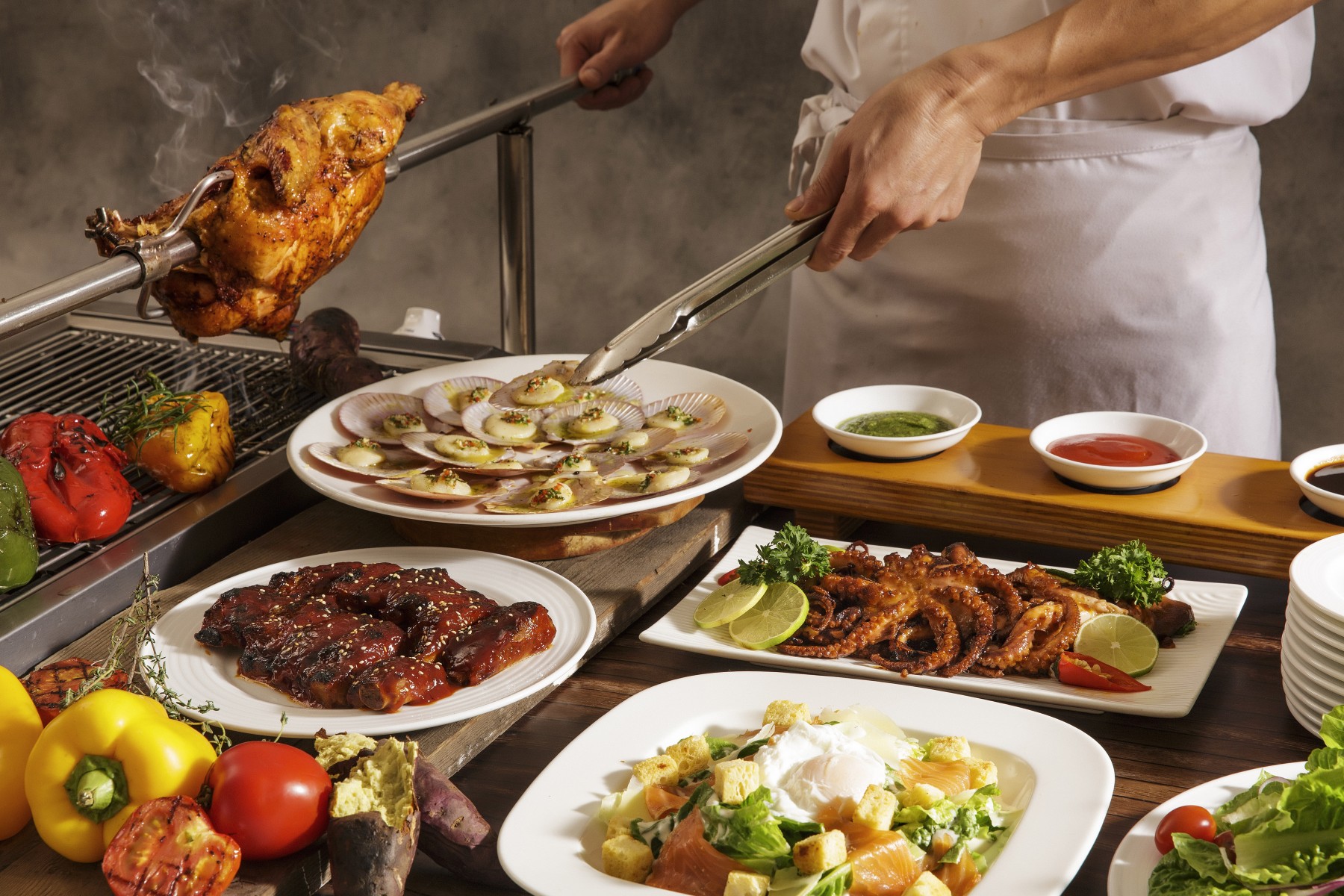 Pullman Danang Beach Resort SmokeFiresmokybarbecuebuffetsmoked