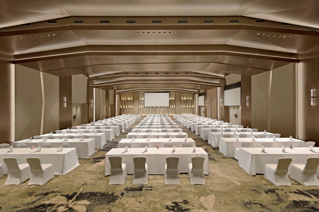 Lotus Ballroom classroom-style setup at Pullman Danang Beach Resort