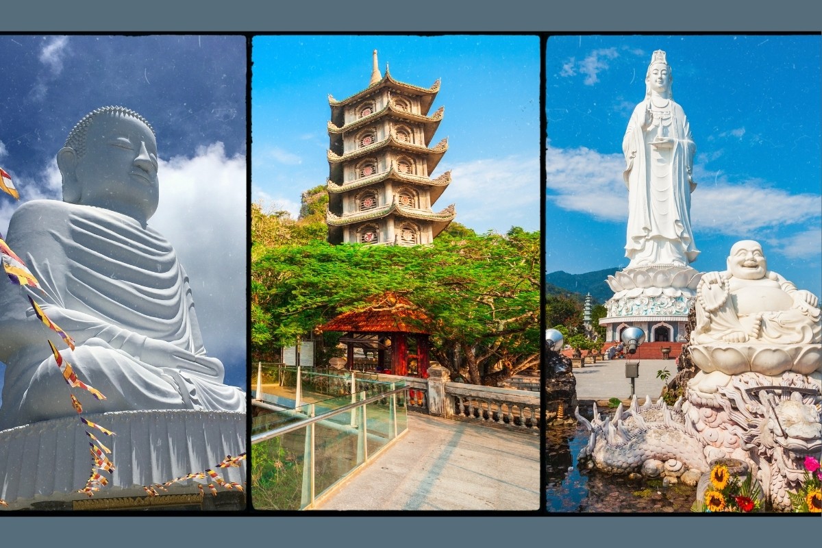 ダナンの有名な3つのリンウン寺院を巡る